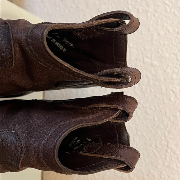 Frye Women's Dark Brown Ankle Booties Size 7 M - Picture 12 of 13